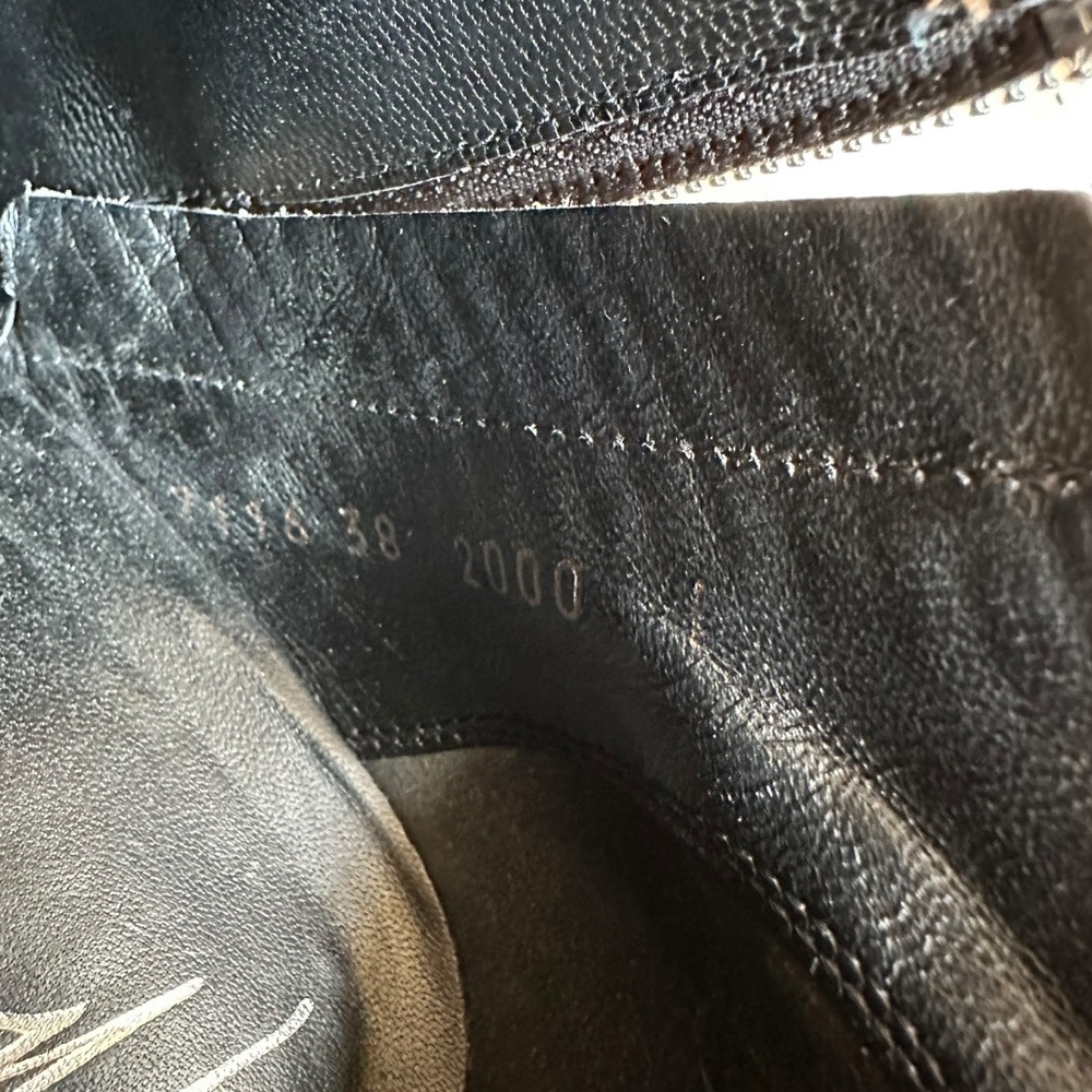 Giuseppe Zanotti Python Wedge Ankle Booties Brown… - image 12